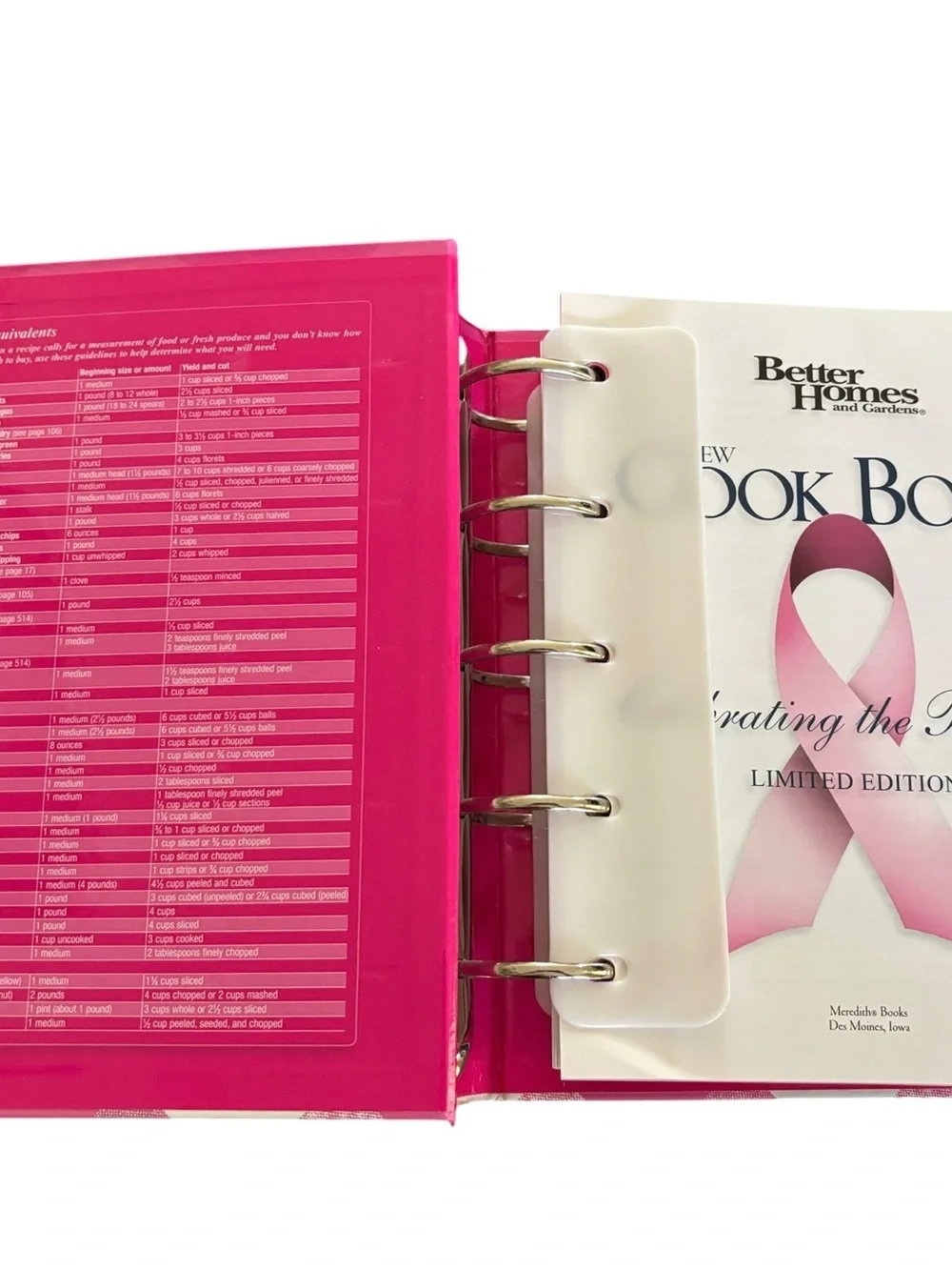 Better Homes The Cookbook Celebrating The Promise Ltd Edition Spiral Hardcover